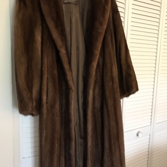 Beautiful mink full length coat.